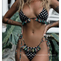 2020 Hot Sale Explosion Bikini High Quality Dot Printing Bikini Ladies Swimsuit Textured Swimwear